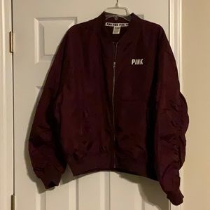 Victoria Secret Pink bomber jacket w/ roaches side